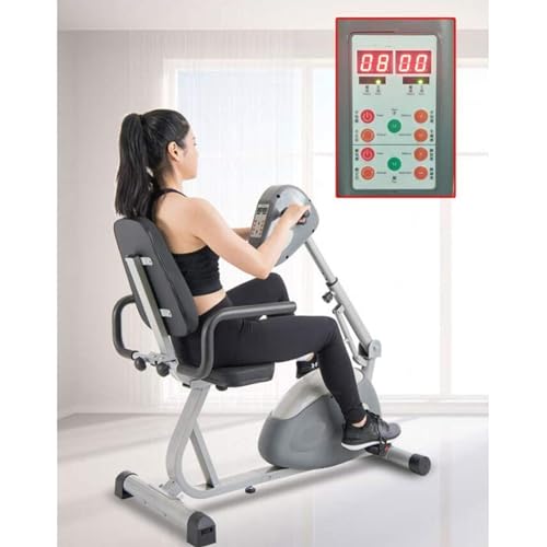 Image of Folding Treadmills Electric Pedal Exerciser for Seniors Portable Fitness Cycle for Arm /Leg Exercise Cycling Trainer Stationary Exercise