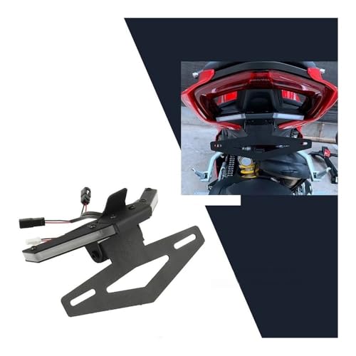 Support Plaque Licence Kit De Support De Plaque D'immatriculation De Support Arrière De Moto pour D&ucati pour Street pour Fighter V4 V4S V2 2020 + – vue 5