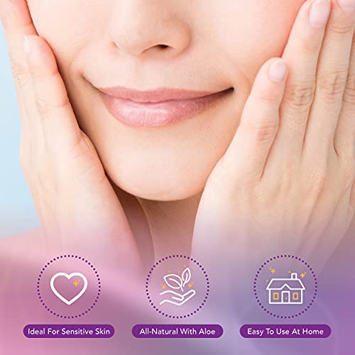 Hair Off Facial Buffer - All-Natural, Pain & Chemical Free Facial Hair Remover - Exfoliates Skin - Hair Inhibitor & Slows Regrowth - Good For Travel & Touch-Ups (3 Buffers Per Box, Pack Of 1) #TOP4