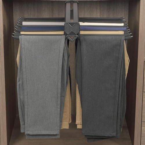Pantalon de retire rack FANDIAO pour optimiser un petit dressing