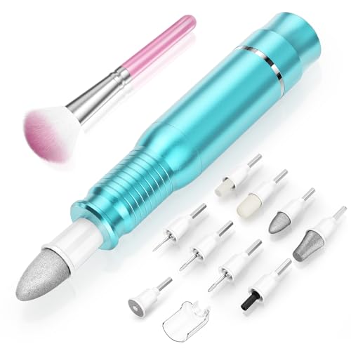 Taladro eléctrico de uñas de 25000 rpm con kit de manicura y pedicura 11 en 1 para manos y pies