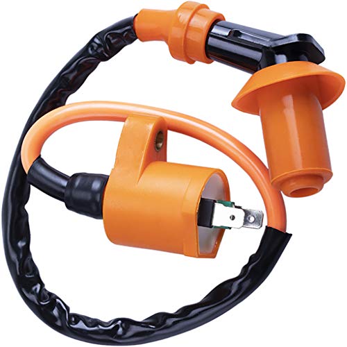 CNCMOTOK High Performance Racing Ignition Coil Electrode Spark Plug for Chinese 50cc 125cc 150cc Gy6 Moped Scooter ATV Go Kart - Thumbnail 2