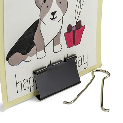 Officemate Large Binder Clips, 2 inch Wide, 1 inch Capacity, Box of 12 (99100) - Thumbnail 5