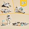 LEGO Creator 3 in 1 Space Shuttle Toys - Space Toys Building Set for Boys & Girls, Ages 6+ - Option to Build 2 Spaceships or Astronaut - Educational Gift for Kids Birthday & Holidays - 31134 #3