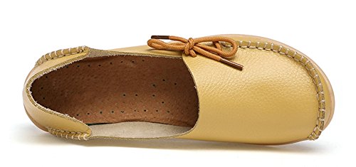 Image of VenusCelia Women's Breathable Comfort Walking Office Flat Loafer