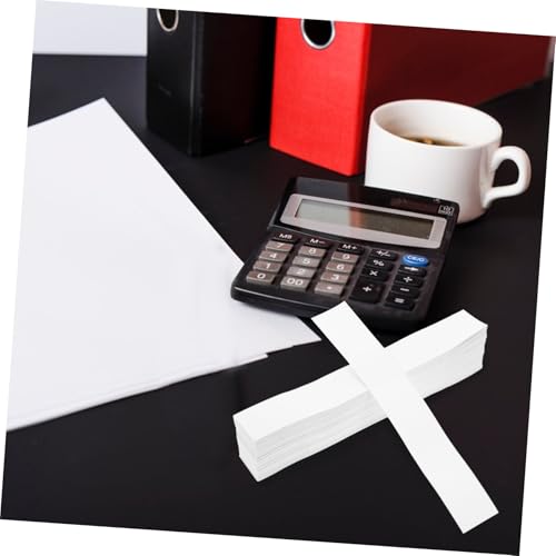PLAFOPE Efficient Cash Handling 300pcs Money Bands Straps for Bank Supermarket Self Sealing Currency Wrappers