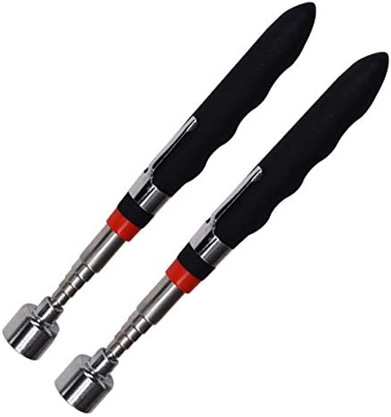 DAYSLIVES 2PCS Telescoping Magnetic Pick Up Tool Extendable 31" 20 lb Telescopic Magnet Stick Gifts for Men/Boyfriend/Papa/Grandfather,Birthday for Auto Repairer Carpentry etc