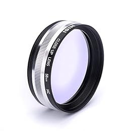 NiSi - 58mm NC Close-Up Lens Kit, Close-Up Macro Lens Filter, 58mm Thread, +5 Diopters, Nano Coating, Optical Glass, w/Protective Case, 49mm & 52mm Adapter Rings - Camera Accessories for Photography