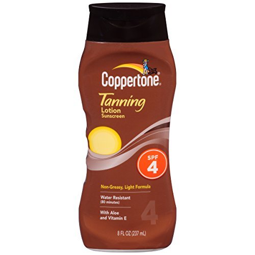 COPPERTONE Lotion SPF4 8OZ SCHERINGPlough Health NO Post
