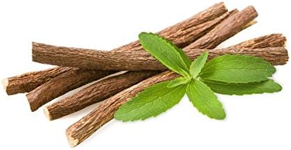 African Chew Sticks - Natural Licorice Root Sticks - 100 grams (1/4 lb) Approximately 10-15 Pieces - Assorted Length - All Natural, Vegan, Halal
