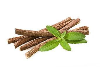 African Chew Sticks - Natural Licorice Root Sticks - 100 grams 1/4 lb Approximately 10-15 Pieces - Assorted Length - All Natural, Vegan, Halal