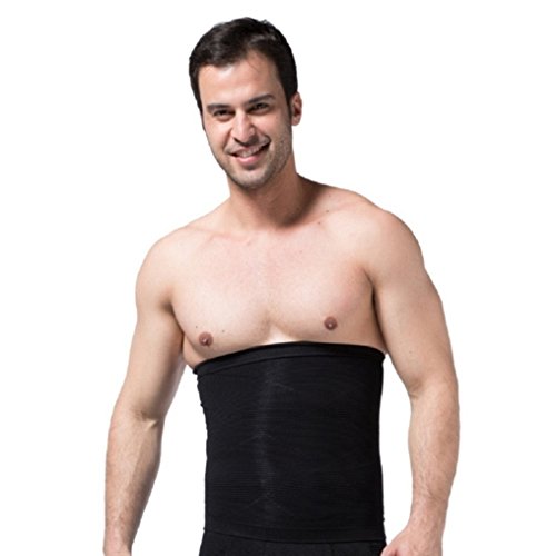 Stworld Mens Boned Waist Abs Abdomen Bodysuit Cincher