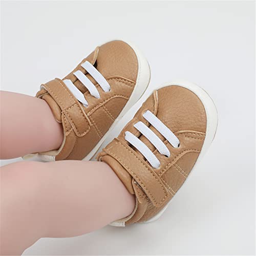 Image of RVROVIC Baby Boys Girls Anti-Slip Sneakers Soft Ankle Boots Toddler First Walkers Newborn Crib Shoes
