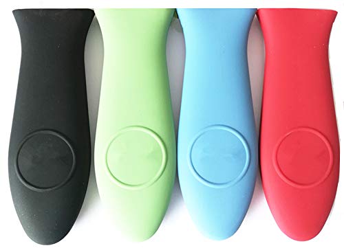 DCS Silicone Hot Handle Holder Kitchen Heat Resistant Fry Pan Milk Pot Sleeve