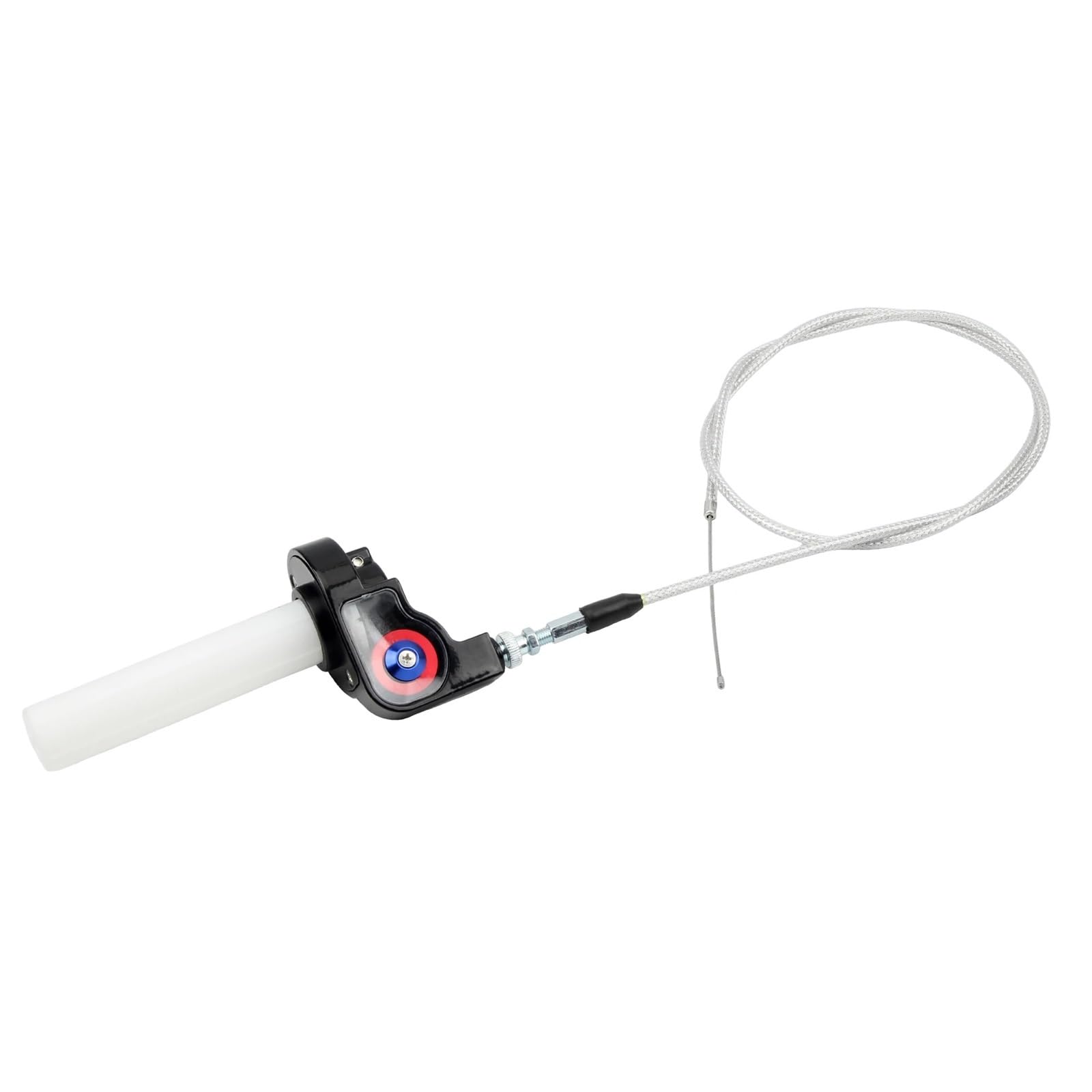 Moto Cavo Corda Acceleratore Manopole acceleratore a gas per moto Quick Twist da 7/8 "22mm con cavo 1200mm adatto per Motocross ATV(D)