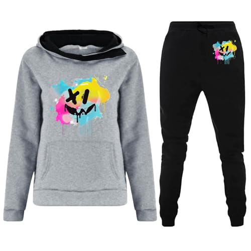 Agasalhos femininos com capuz, 2 peças, agasalhos, com capuz, 2 peças, para outono e inverno, C-95 c