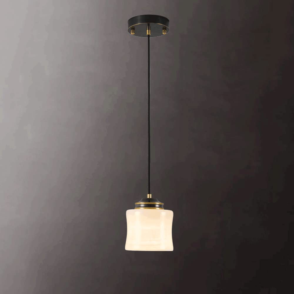 Suspension suspension laiton et marbre E27 luminaire intérieur pour décoration plafond