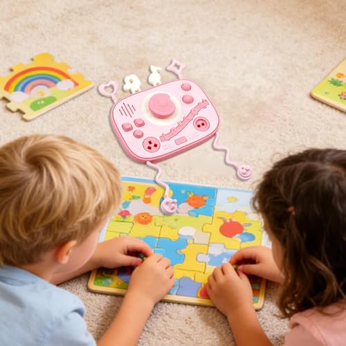 Tableau d'activités en silicone lavable, puzzle de motricité fine durable - 2