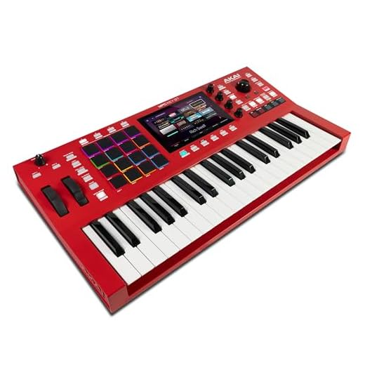 Akai Professional MPC Key 37 Sintetizador de Producción Independiente, Caja de Ritmos, Teclado MIDI, con Wi-Fi, Bluetooth, Pantalla Táctil, Plug-ins e Integración con Native Instruments