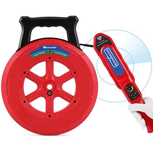 Mxmoonant Pipe Blockage Detector 40M/130ft Pipeline Scanner for PVC Iron Cement Wall with Waterproof Probes|Sensitivity|AccurateÂ Positioning (40M)