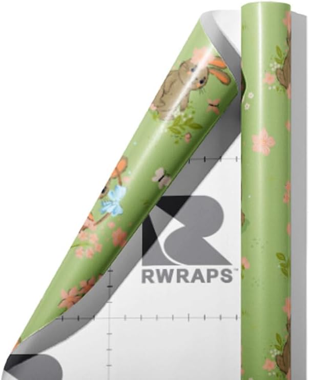 Rwraps Rabbit Springtime Presents Gloss Vinyl Film Wrap 59in x 27ft Vinyl Vehicle Car Film Sheet Roll