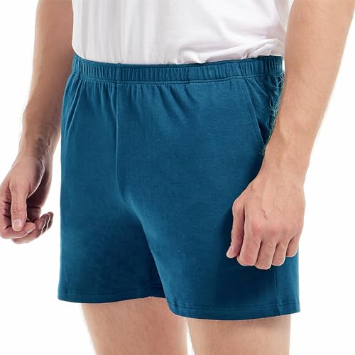 Image of AIMPACT Men's 4 inch Inseam Sleep & Lounge Pajama Shorts with Pockets