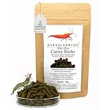 GARNELEN4YOU Carny Sticks - Mangime principale ricco di proteine per gamberetti, gamberi e lumache, mangime per gamberetti di alta qualità con krill, artemia e insetti, confezione sostenibile - Made
