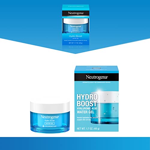 Neutrogena Hydro Boost Face Moisturizer With Hyaluronic Acid For Dry Skin, Oil-Free And Non-Comedogenic Water Gel Face Lotion, 1.7 Oz #TOP5