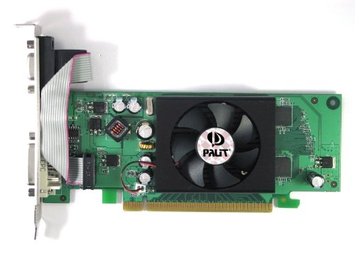 PalitnVidia GeForce 8400GS 512 MB DDR2 VGA/DVI/HDMI Low-Profile PCI-Express Video Card NE28400SFHD56
