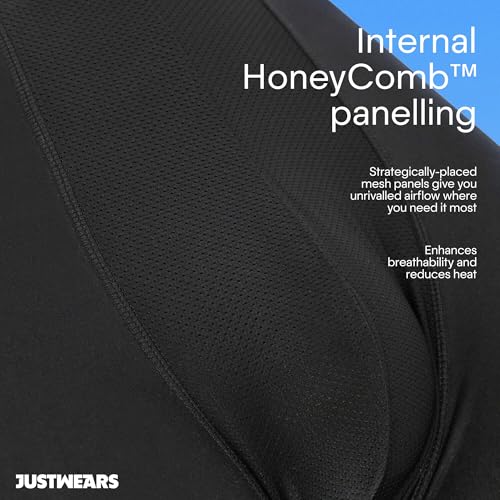 JustWears Boxer Briefs - Pack of 3 | Anti Chafing, No Ride Up, Organic Underwear for Men | For Everyday Wear or Sports4