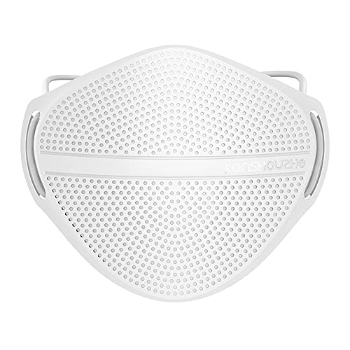 LOOCOO Máscara Facial Máscara de Filtração Com Filtro de Substituição de Silicone Reutilizável Não-T