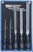 Produktbild BGS 70098 | Werkstattfeilen-Satz | 5-tlg. | Feilen-Set | Flachstumpf-, Halbrund-, Dreikant-, Runde-Feile