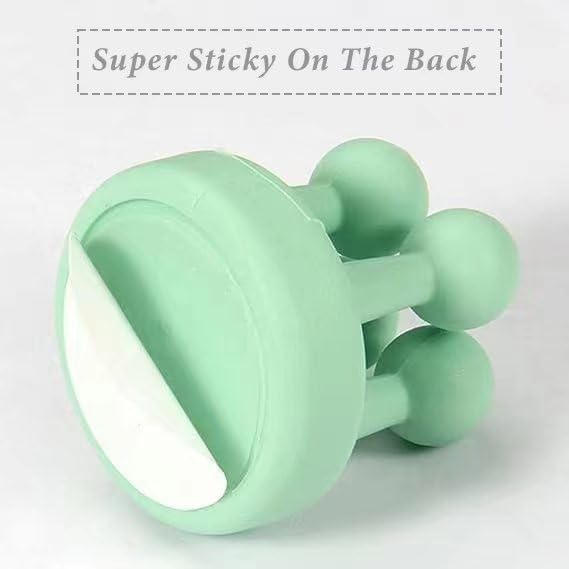 Miniatura 6 de 4 soportes de silicona para cepillos de dientes montados en la pared, impermeables, autoadhesivos, para cepillo de dientes, gancho para maquinilla