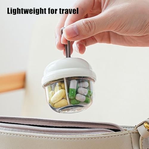 Boîte à médicaments pour les voyages et les déplacements, organiseur à 4 – vue 2