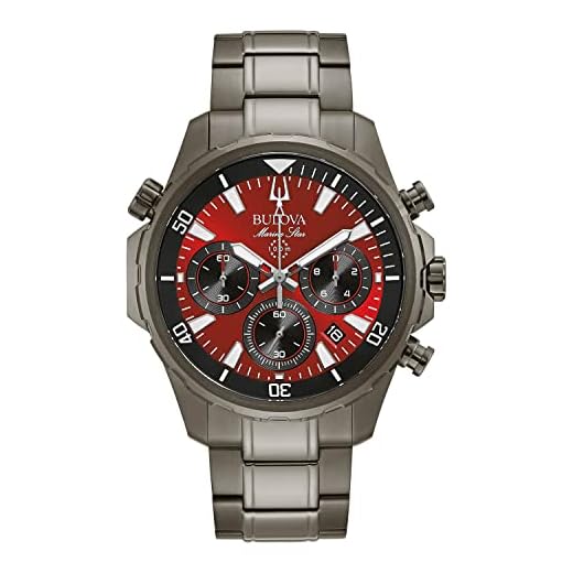 Bulova Reloj cronógrafo de cuarzo para hombre con correa de acero inoxidable 98B350
