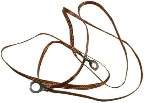 New Universal 42" Inch (106cm) Copper Ground/Bonding Strap. Made in USA
