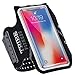TRIBE Premium Running Armband & Phone Holder for iPhone X, Xs Samsung Galaxy S9, S8, A8 with Adjustable Elastic Band & Key/Card Slot for Running, Hiking, Gym Workout