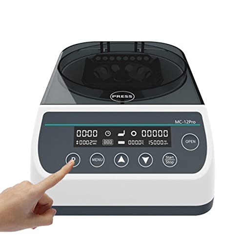 CentríFuga De Alta Velocidad, Separador De Suero De Grasa PCR, DiseñO Libre, Programa De Memoria, con Rotor, AC100-240V / DC24V,MC-10pro