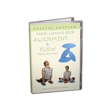 DVD Yoga Block Instructional DVD Practice with Yoga Eggs - Made in USA by Three Minute Egg Book