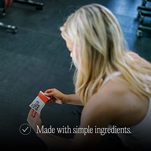 Bare Performance Nutrition Field Bar, Whey Protein Nutrition Bars, 16G Protein Bars, On-The-Go Nutrition Bar Naturally Sweetened With Honey And Dates, Chocolate Peanut Butter Blondie, Pack Of 12 Protein Bars #TOP4