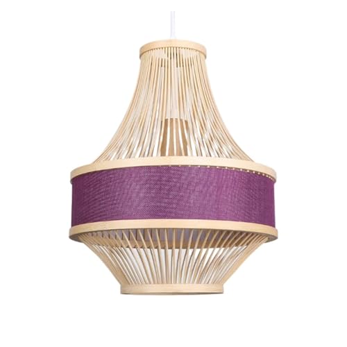 Lustre bleu en tissu pour éclairer un îlot de cuisine sombre
