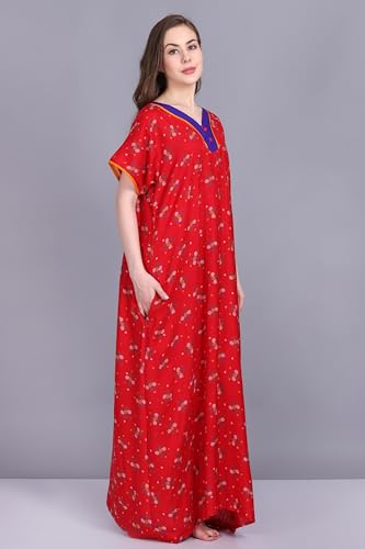Image of Women's Alpine Mix Print Maxi Nightgown