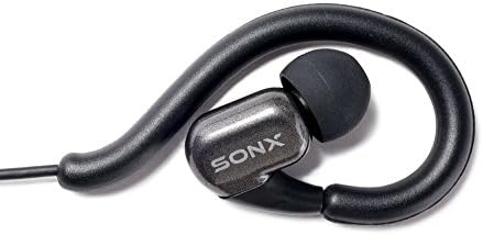 SONXTRONIC XDR-1000 BB Premium Fashion Soft Touch Earhook Earbud Sport Running Headphones with Microphone Bass Boxes Design