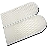 2 x Innenraumluftfilter Pollenfilter für BMW 7er E38 entsp. CU3642-2, FK00060 Länge 368 mm Breite 175 mm Höhe 30 mm Partikelfilter Satz Stückzahl 2