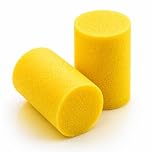 Hangqiao Classic Ear Plugs, 20 Pairs Individually Boxed Wrapped, Yellow, SNR = 28dB, Ear Protection Earplugs, Foam Ear Plugs for Sleeping, Comfortable Fit for Travel, Study & Snoring