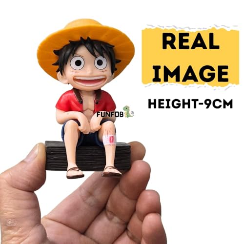 Image of Blue Aura Luffy Action Figure Height-9cm Collectible for Kids & Adults Gifting | Lu-fy Bandg