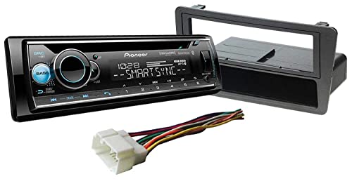 Pioneer DEH-S6220BS CD Receiver + Install Harness + Dash Kit Fits 1990-1997 Honda Accord, 1990-2001 Acura Integra with Sound of Tri-State Lanyard Bundle