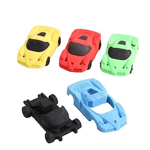 Alasum 消しゴム 車 スーパーカー 8個セット 可愛い 面白い 子供 キッズ 小学生 握りやすい カラーランダム