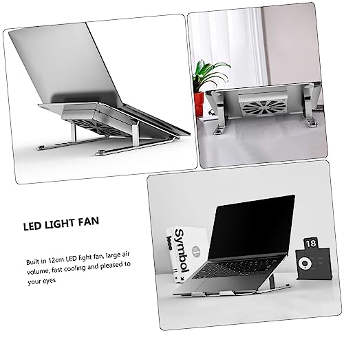 TEHAUX Cooler para Laptop con Ventilador LED Ajustable miniatura 2
