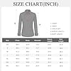 J.VER Women's Blouses & Shirts Long Sleeve Button Down Shirt Regual Fit Formal Business Work Office Casual Wrinkle Free Ladies Tops Black 3XL #5
